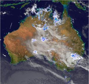 Image of the Australian Radar Network Map